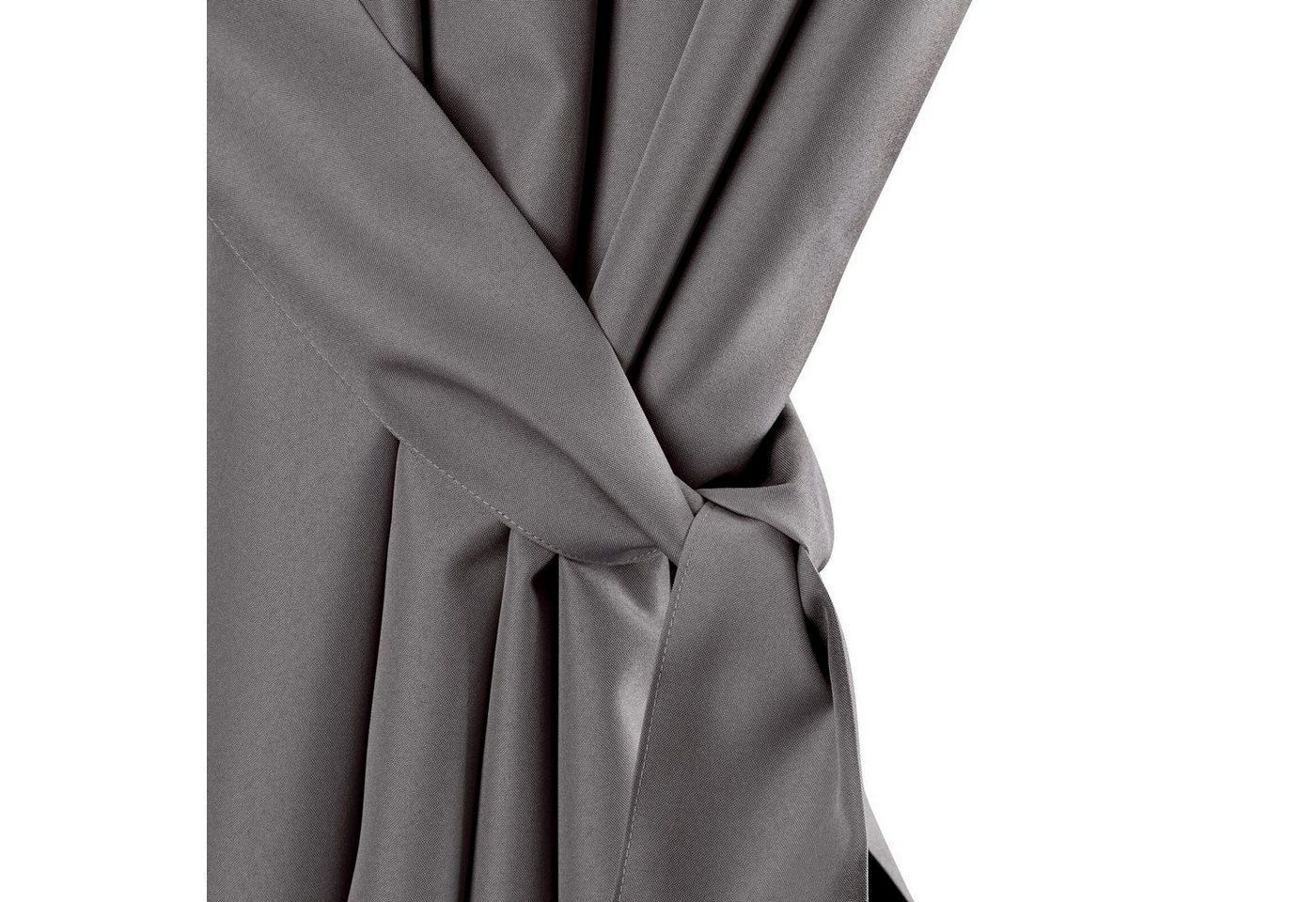 Eurofirany Outdoorvorhang GARDEN, wasserdichter Terrassenvorhang (1 St), Schlaufen, Lichtschutz, Polyester, für Pavillon, Pergola & Balkon, wetterfest, UV-Schut – Bild 3 von 5