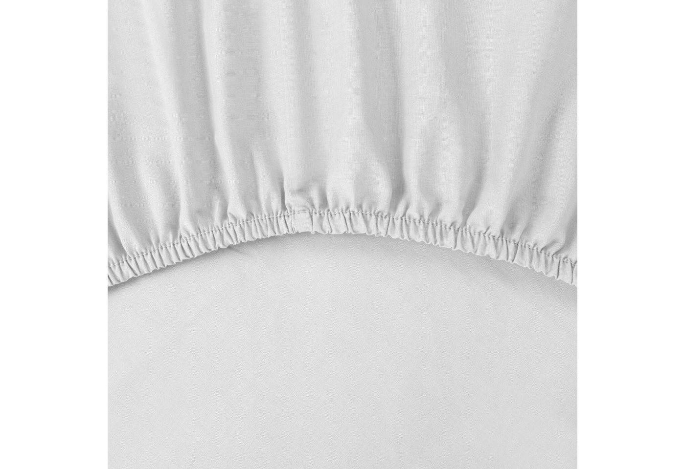 Eurofirany Spannbettlaken BASIC Betttuch mit Gummizug, Baumwolle, Makosatin, Gummizug: rundum, Zuhause und Hotelbedarf 100x200 140x200 160x200 180x200 200x220 – Bild 5 von 5