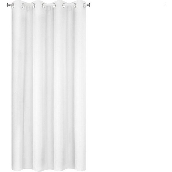 Eurofirany Vorhang Einfarbiger Vorhang – Blickdichter Stoff mit matter Oberfläche, Ösen, Satinbindung, pflegeleicht, 140 g/m² – 100 % Polyester