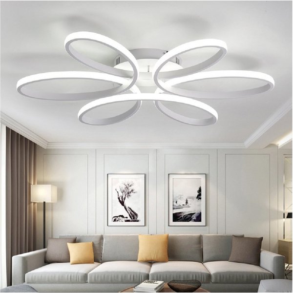 Eurohandisplay LED Deckenleuchte LED Deckenlampe Fernbedienung Lichtfarbe einstellbar dimmbar Leuchte, LED fest integriert, Warm- bis Kaltweiß einstellbar, Lich
