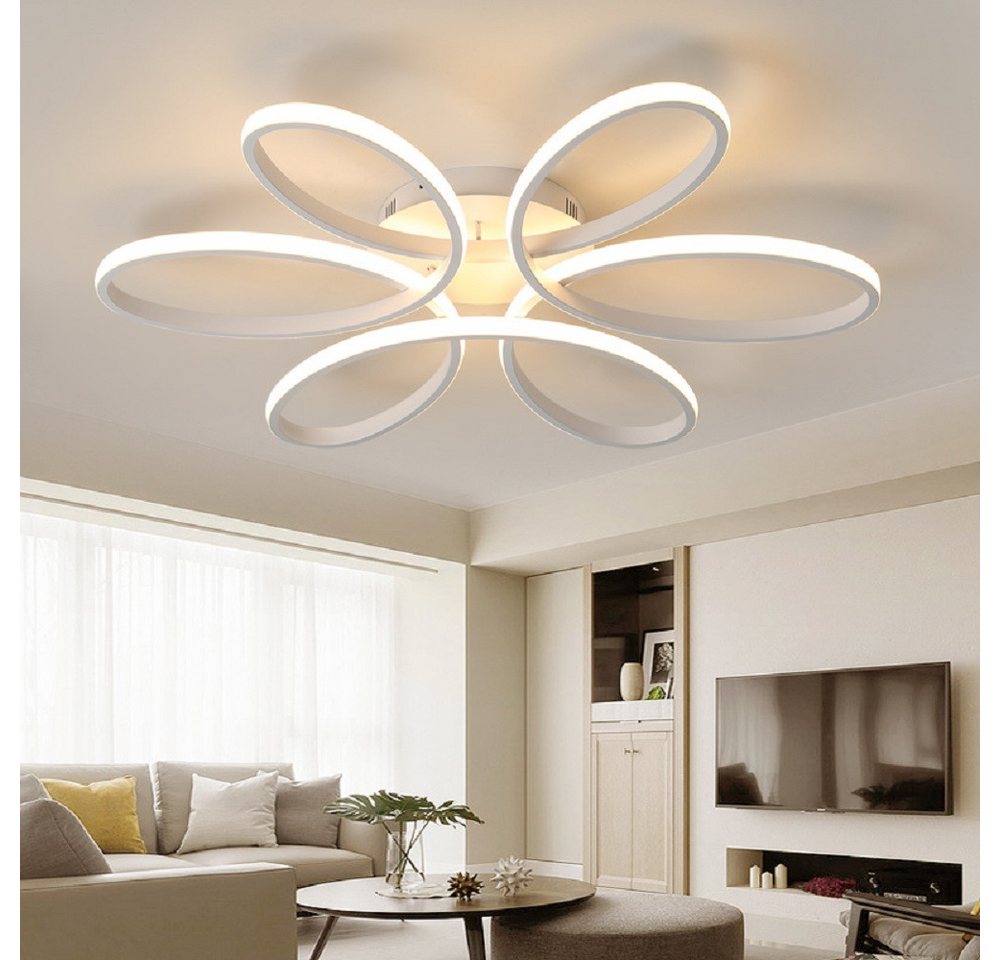Eurohandisplay LED Deckenleuchte LED Deckenlampe Fernbedienung Lichtfarbe einstellbar dimmbar Leuchte, LED fest integriert, Warm- bis Kaltweiß einstellbar, Lich – Bild 5 von 5