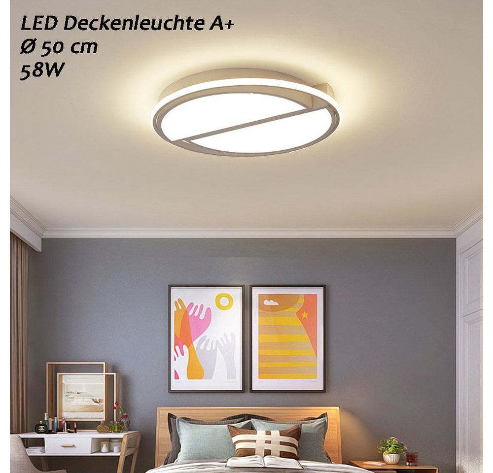 Eurohandisplay LED Deckenleuchte LED Deckenlampe Fernbedienung dimmbar Farbton einstellbar Top Angebot, LED fest integriert, Warm- bis Kaltweiß, Lichtfarbe und  – Bild 2 von 5