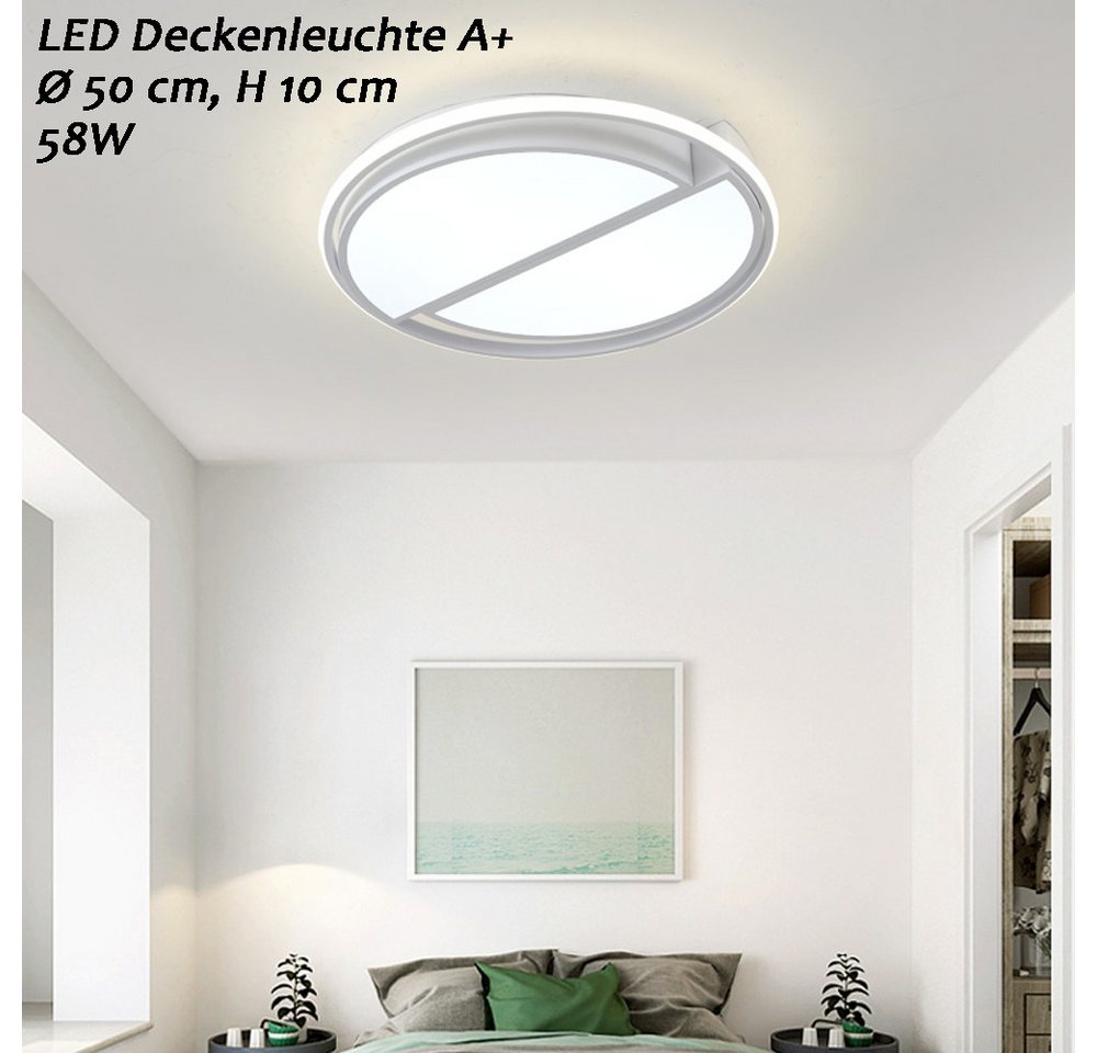 Eurohandisplay LED Deckenleuchte LED Deckenlampe Fernbedienung dimmbar Farbton einstellbar Top Angebot, LED fest integriert, Warm- bis Kaltweiß, Lichtfarbe und  – Bild 3 von 5