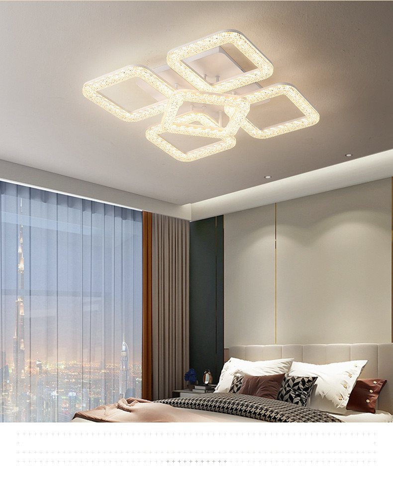 Eurohandisplay LED Deckenleuchte LED Deckenlampe Lampe Fernbedienung Lichtfarbe/Helligkeit einstellbar, LED fest integriert, Einstellbar, Mit Fernbedienung Lich – Bild 3 von 4