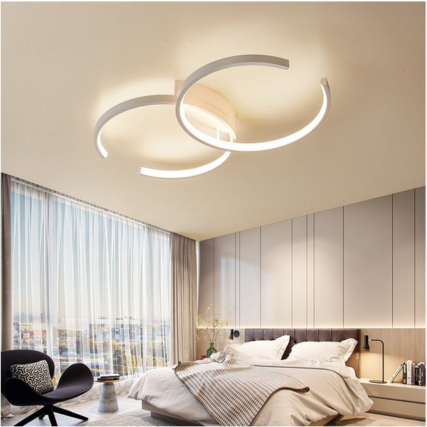 Eurohandisplay LED Deckenleuchte LED Deckenleuchte Fernbedienung Lichtfarbe einstellbar dimmbar Lampe, LED fest integriert, Warmweiß bis Kaltweiß, Lichtfarbe un