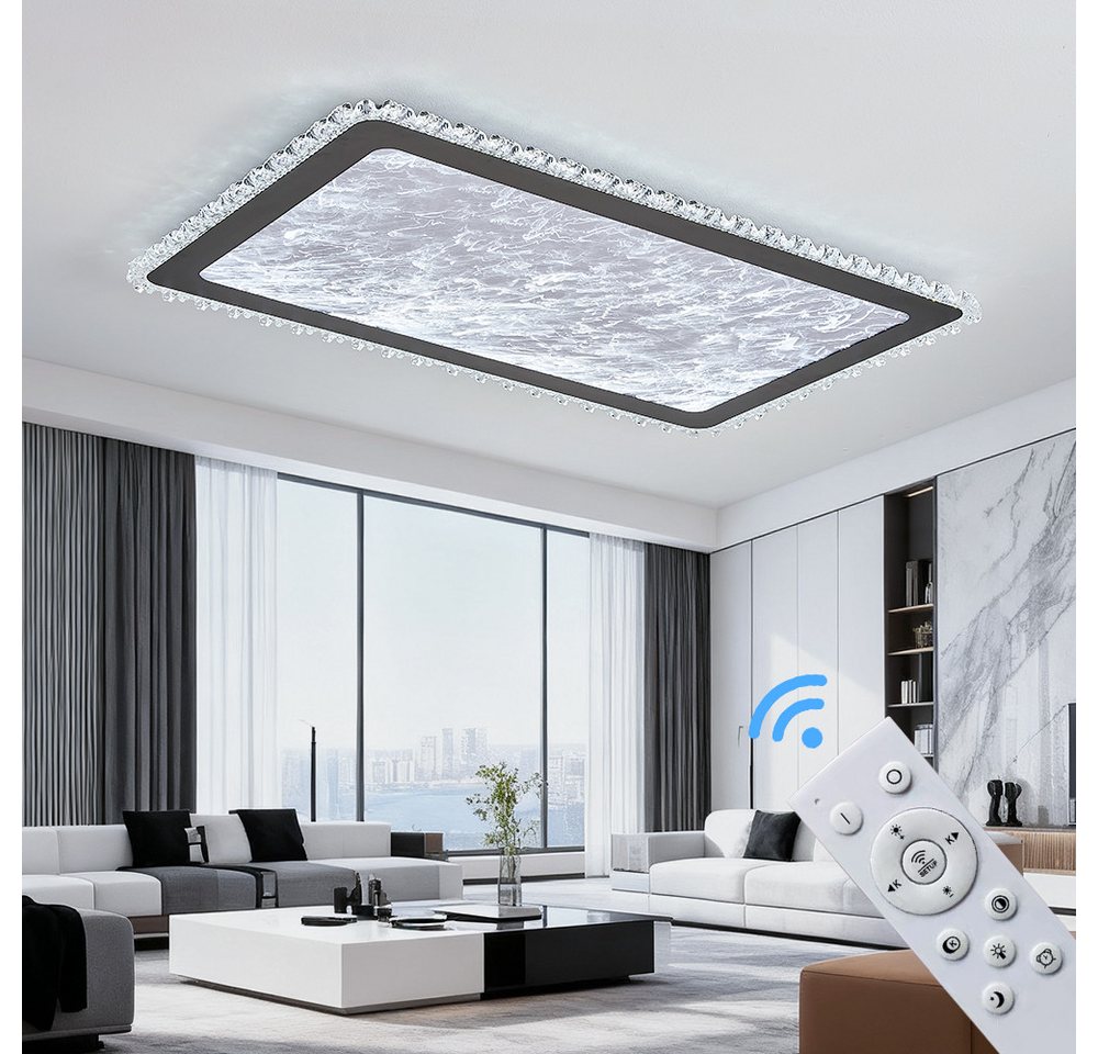 Eurohandisplay LED Deckenleuchte LED Deckenleuchte mit Fernbedienung Lichtfarbe Helligkeit einstellbar, LED fest integriert, Neutralweiß, Kaltweiß, Warmweiß, Li – Bild 2 von 5