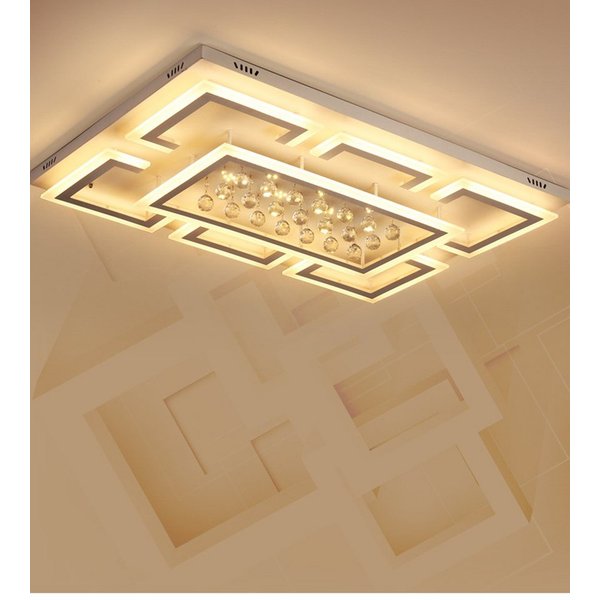 Eurohandisplay LED Deckenleuchte LED Deckenleuchte mit Fernbedienung Lichtfarbe/Helligkeit einstellbar, LED fest integriert, Warm- bis Kaltweiß einstellbar, Lic