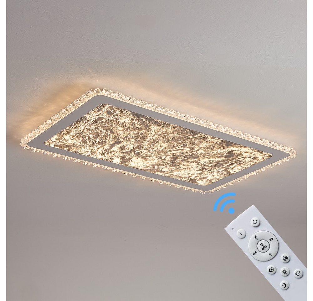 Eurohandisplay LED Deckenleuchte LED Deckenleuchte mit Fernbedienung Lichtfarbe Helligkeit einstellbar, LED fest integriert, Neutralweiß, Kaltweiß, Warmweiß, Li – Bild 4 von 5