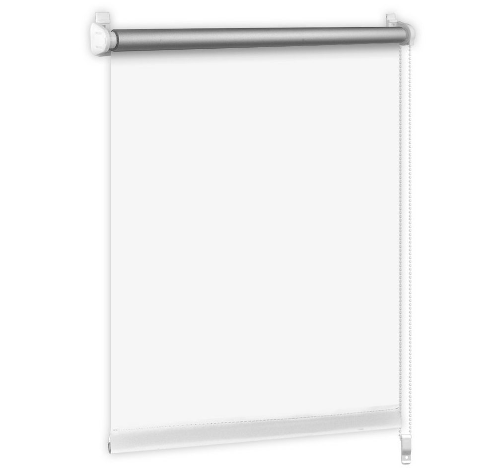 Rollo Thermorollo Klemmfix Rollo Verdunkelungsrollo Silberbeschichtung, euroharry – Bild 3 von 5