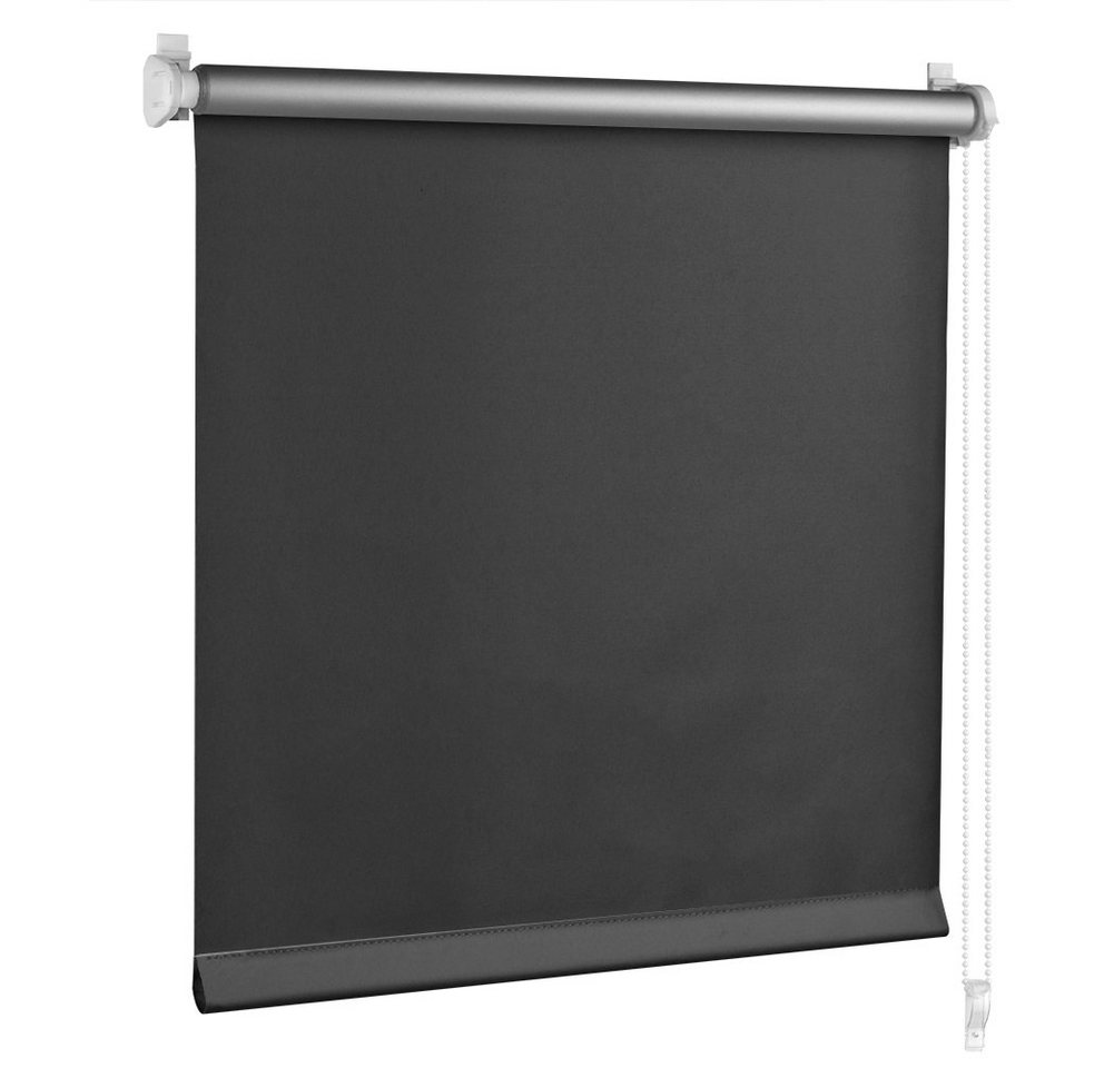Rollo Thermorollo Klemmfix Rollo Verdunkelungsrollo Silberbeschichtung, euroharry – Bild 2 von 5