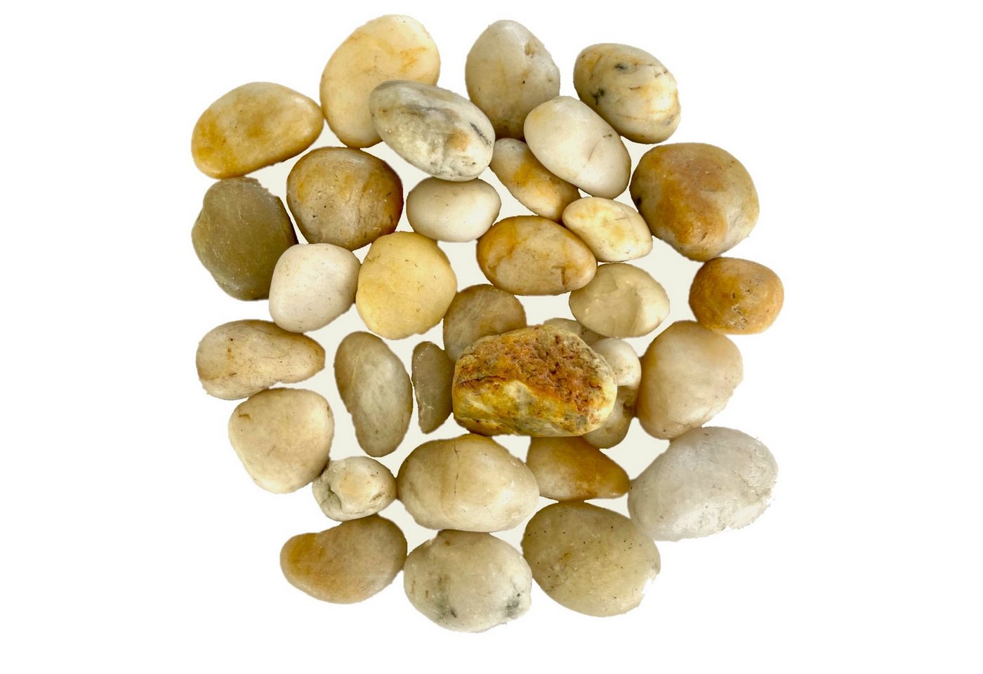 Eurosand Kieselsteine FLUSSKIESEL, Kieselsteine 20-60mm. 1kg. – Bild 2 von 2