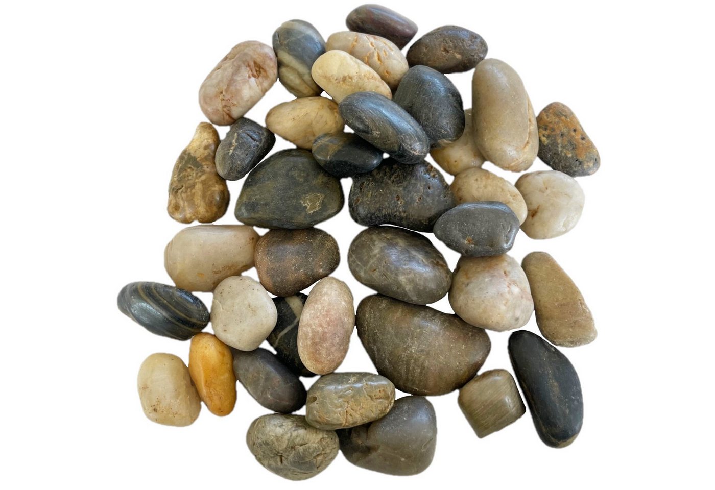 Eurosand Kieselsteine FLUSSKIESEL, Kieselsteine 20-60mm. 1kg. – Bild 2 von 2