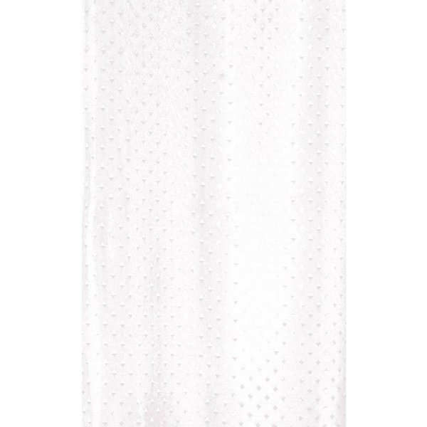Euroshowers GmbH Duschvorhang Weiß extra lang 180 × 240 cm Polyester
