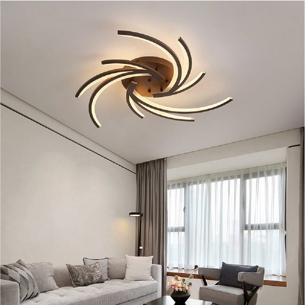 Euroton LED Deckenleuchte LED Deckenleuchte 2042 Fernbedienung Lichtfarbe einstellbar dimmbar, LED fest integriert, kaltweiß-warmweiß, 7000k-3000k stufenlos ein