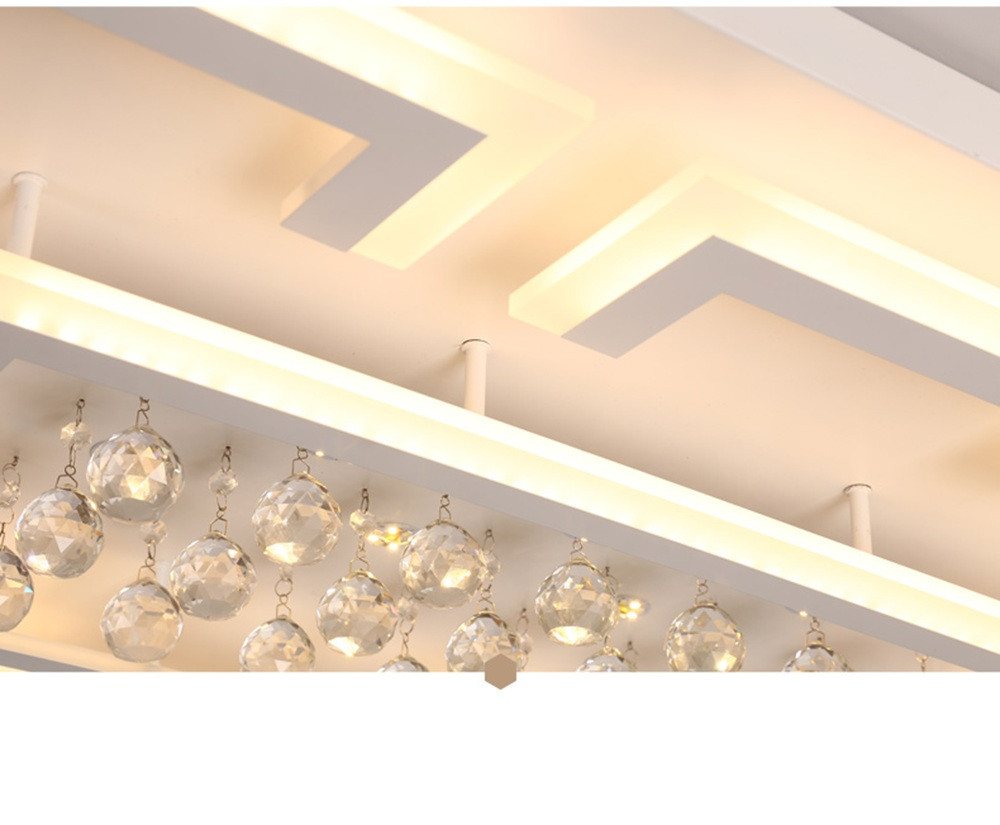 Euroton LED Deckenleuchte LED Deckenleuchte mit Fernbedienung Lichtfarbe/Helligkeit einstellbar, LED fest integriert, mit Fernbedienung warmweiß über neutralwei – Bild 5 von 5