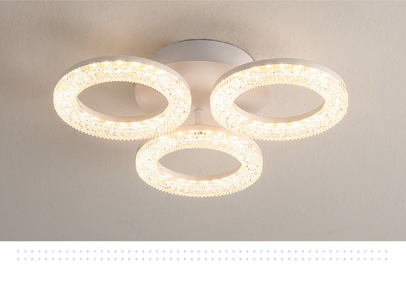 Eurotondisplay LED Deckenleuchte LED Deckenlampe Fernbedienung Lichtfarbe/Helligkeit einstellbar, LED fest integriert, mit Fernbedienung kaltweiß-neutalweiß -wa – Bild 3 von 5