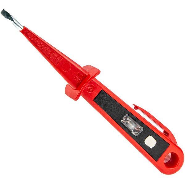 EUROTOOLS Schraubendreher Spannungsprüfer Phasenprüfer 250 V, Schlitz - Schraubendreher 150 mm