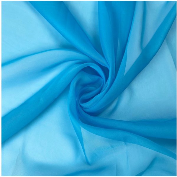 Event Kauf Stoff Voile Stoff Meterware – Breite ca. 150 cm Türkisblau