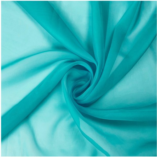 Event Kauf Stoff Voile Stoff Meterware – Breite ca. 150 cm Türkis