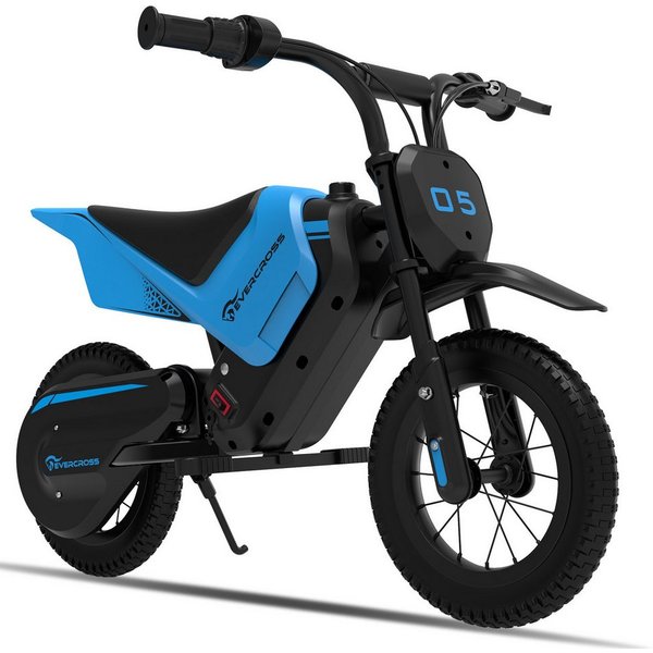 EVERCROSS TECH Elektro-Kindermotorrad Elektro Motorrad mit 150W Motor, 12 Zoll Luftreifen, 5,2AH, MAX 10KM Lange Reichweite, Elektromotorrad für Kinder
