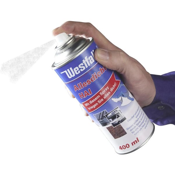 Everfix Dichtstoff Allesdicht-Hai Abdichtungsspray, 400 ml, transparent, 400 ml, transparent, für innen und außen