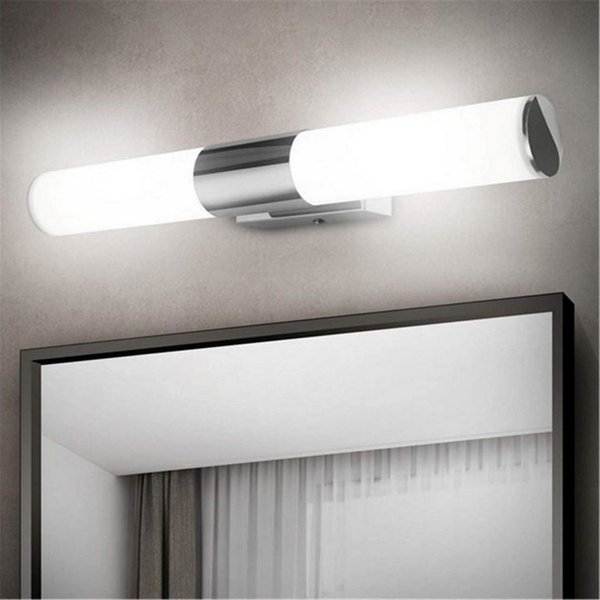 EVERY LED Spiegelleuchte Spiegellampe Bad Schminklicht Badezimmerbeleuchtung, IP44, 900lm, LED fest integriert, 4000K - Neutralweiß, Aus Edelstahl + ABS, Spiege