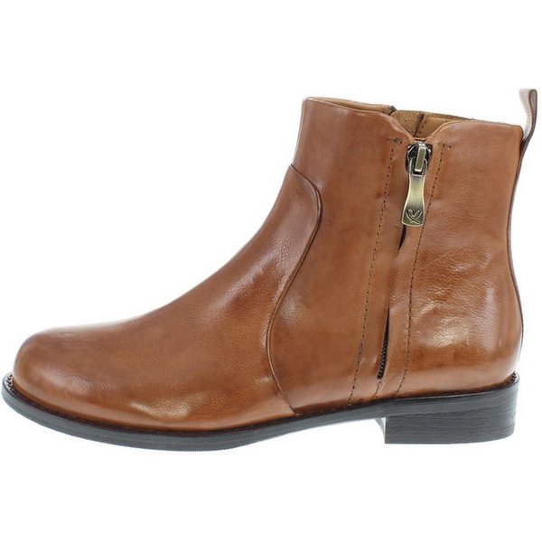 Everybody AYUNA - Coole Echtleder Stiefelette Lederfutter Schlupfstiefel