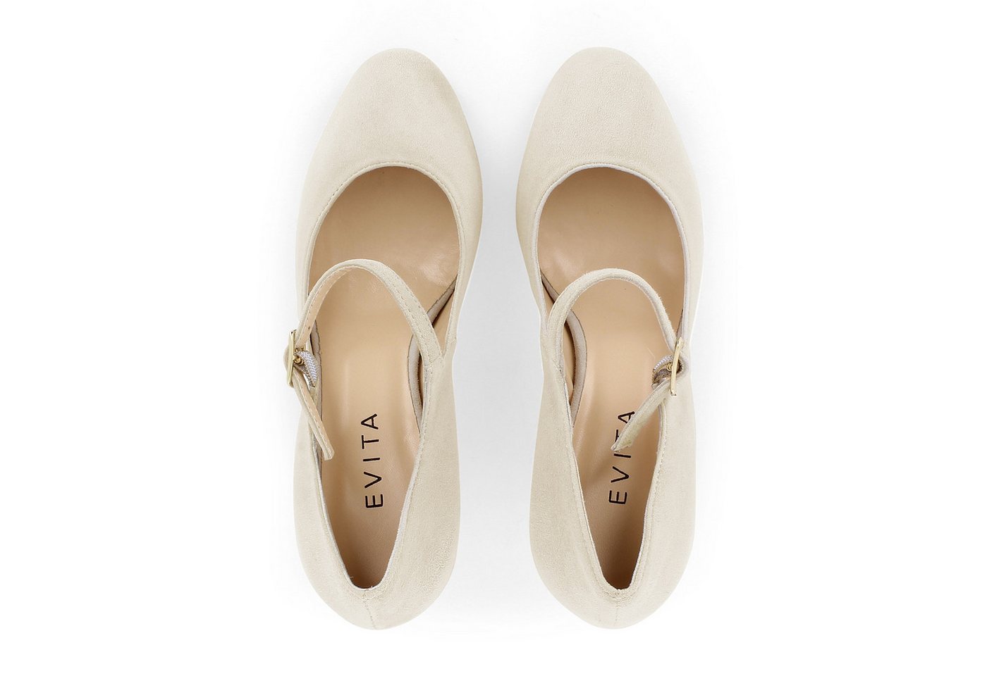 Evita BIANCA Pumps (Paar, Kunstledersohle) Handmade in Italy – Bild 5 von 5