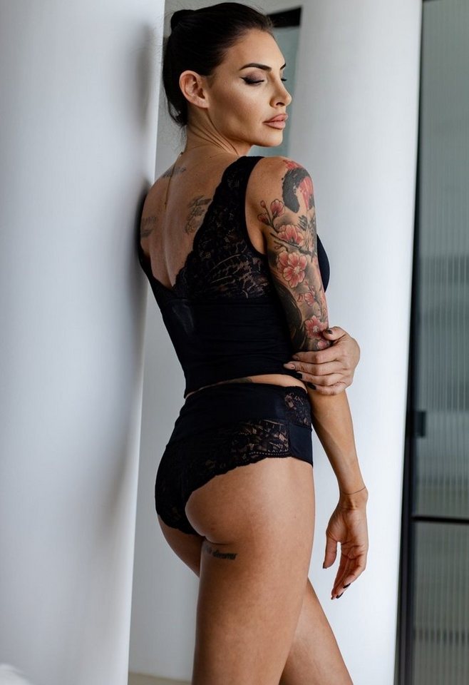 Evoni Set: Tanktop Wäsche Set Spitze – Bild 5 von 5