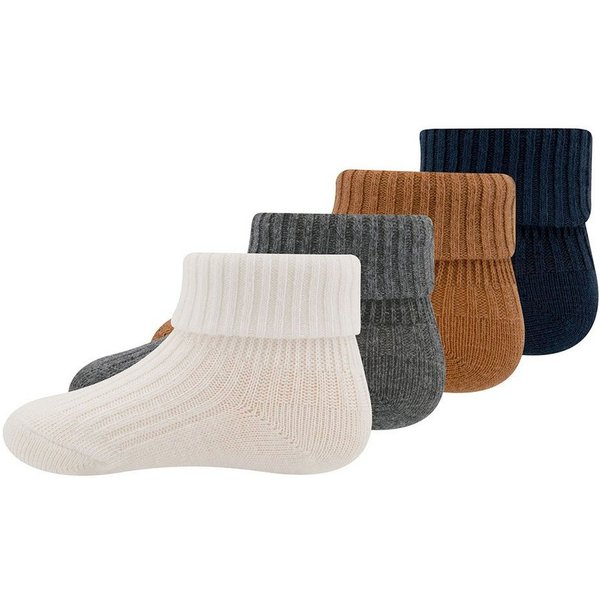 Ewers Socken Socken Rippe/Umschlag (4-Paar)