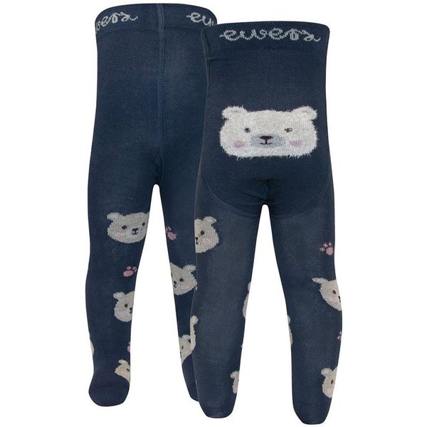Ewers Strumpfhose Strumpfhose Bär/Ringel (1 St. 1er-Pack) 75% Baumwolle, 23% Polyamid, 2% Elasthan