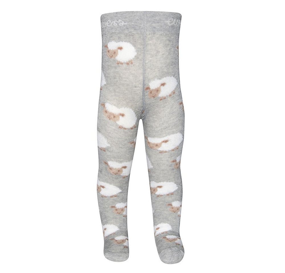 Ewers Strumpfhose Strumpfhose GOTS Schäfchen (2 St. 2er-Set) 98% Baumwolle kbA, 2% Elasthan – Bild 2 von 3