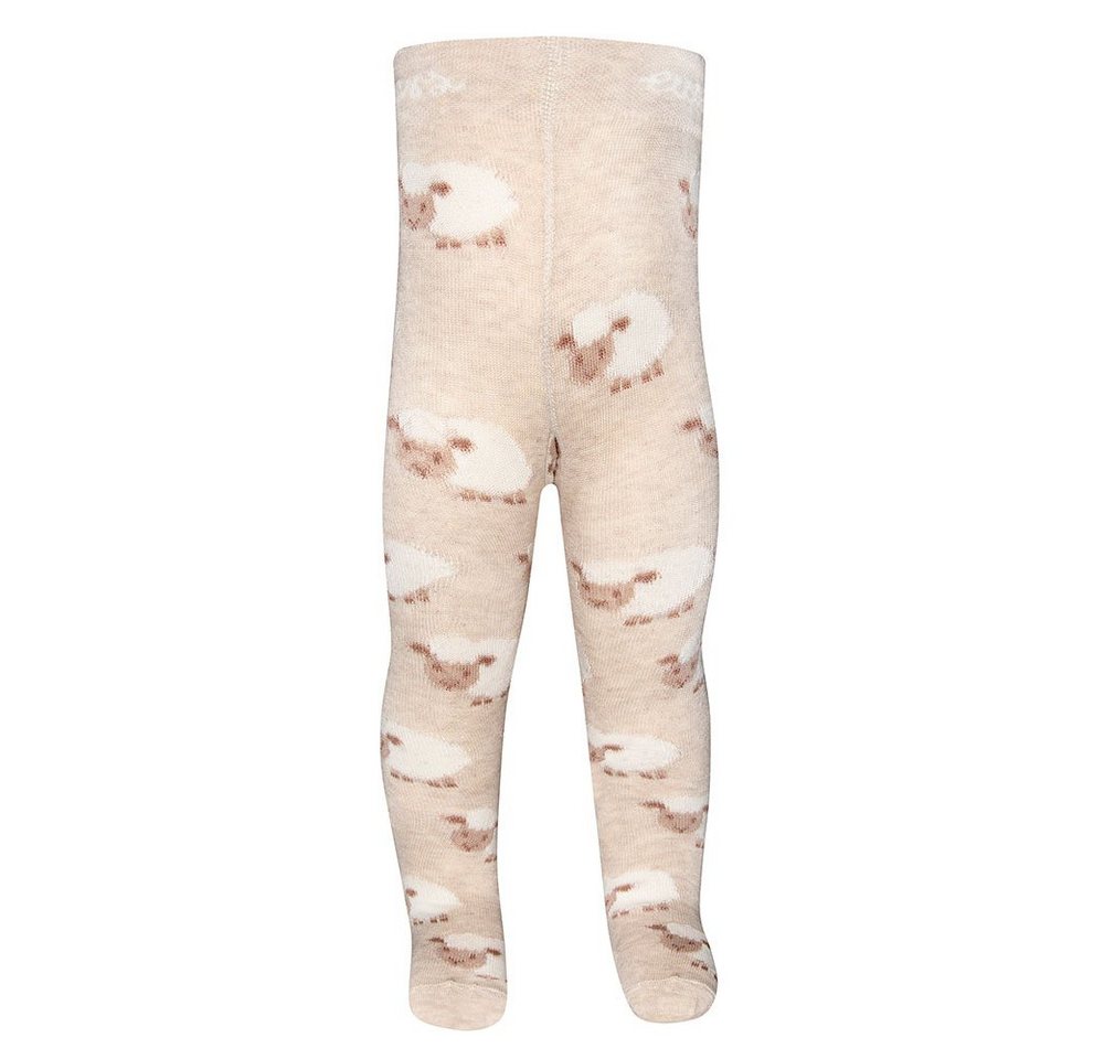 Ewers Strumpfhose Strumpfhose GOTS Schäfchen (2 St. 2er-Set) 98% Baumwolle kbA, 2% Elasthan – Bild 3 von 3