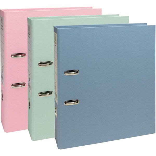 EXACOMPTA Aktenordner 10x Ordner A4 Prem'Touch, Rücken 80mm, AutentiK - sortiert - 53239E, Ordner