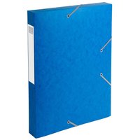 Exacompta Archivbox "Cartobox" blau, Rückenbreite 4cm