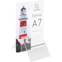 Exacompta Klemmkartenhalter "Exacryl M" aus PMMA, DIN A7, transparent