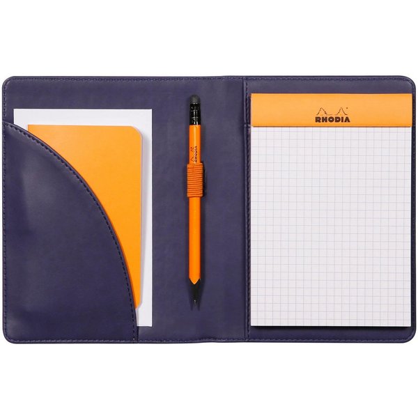 EXACOMPTA Organisationsmappe Mappe für Block oder Notizheft A6 N13 13x17cm Mitternachtsblau 213005C, Rhodia, Blöcke, Hefte und Notizbücher