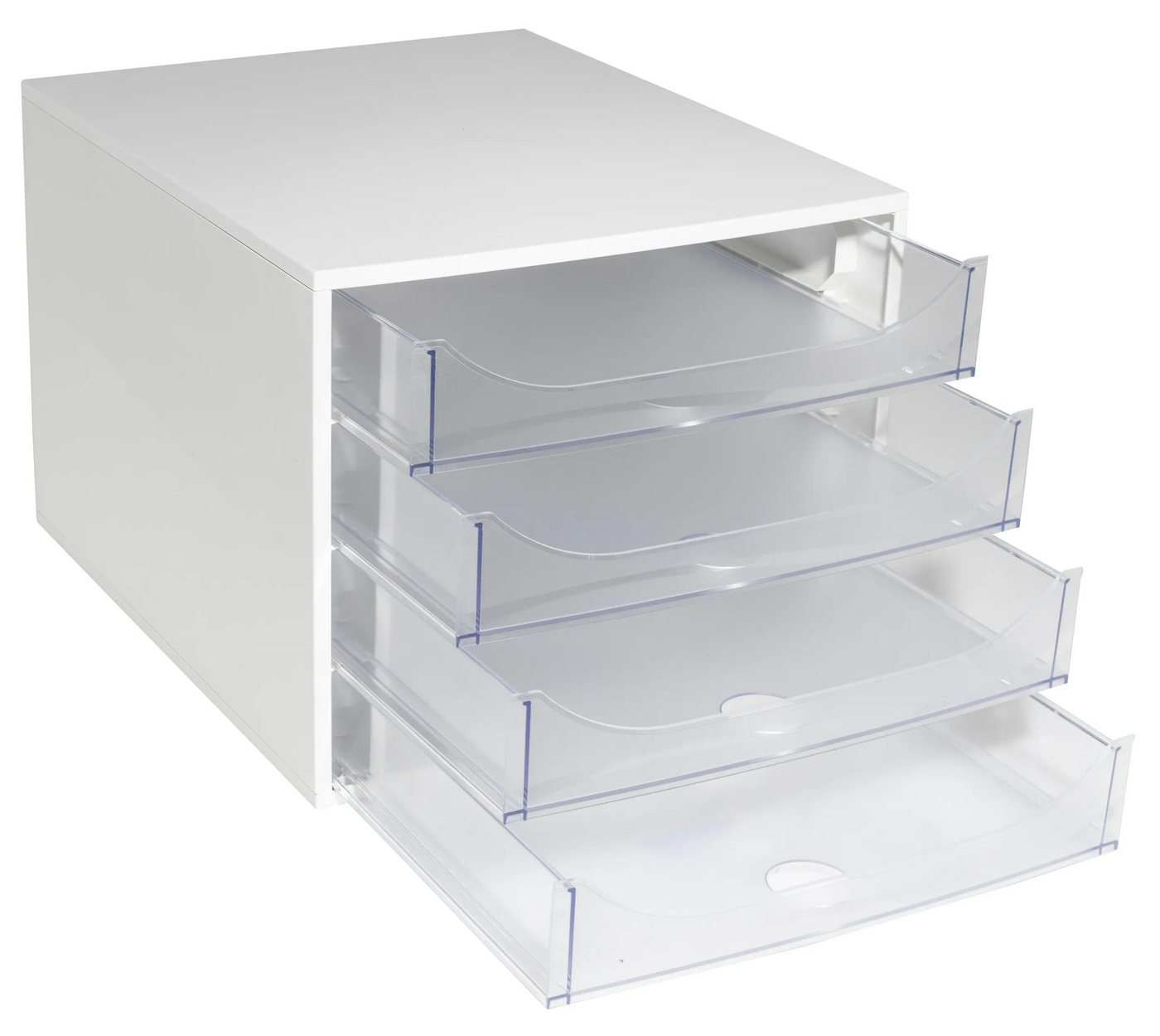 EXACOMPTA Schubladenbox ECOBOX Schubladenbox mit 4 Schubladen - Kristall - 228323D, Boxen einzen – Bild 4 von 5
