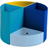 Exacompta Stifteköcher 'The Quarter' BEE BLUE, 4 Fächer