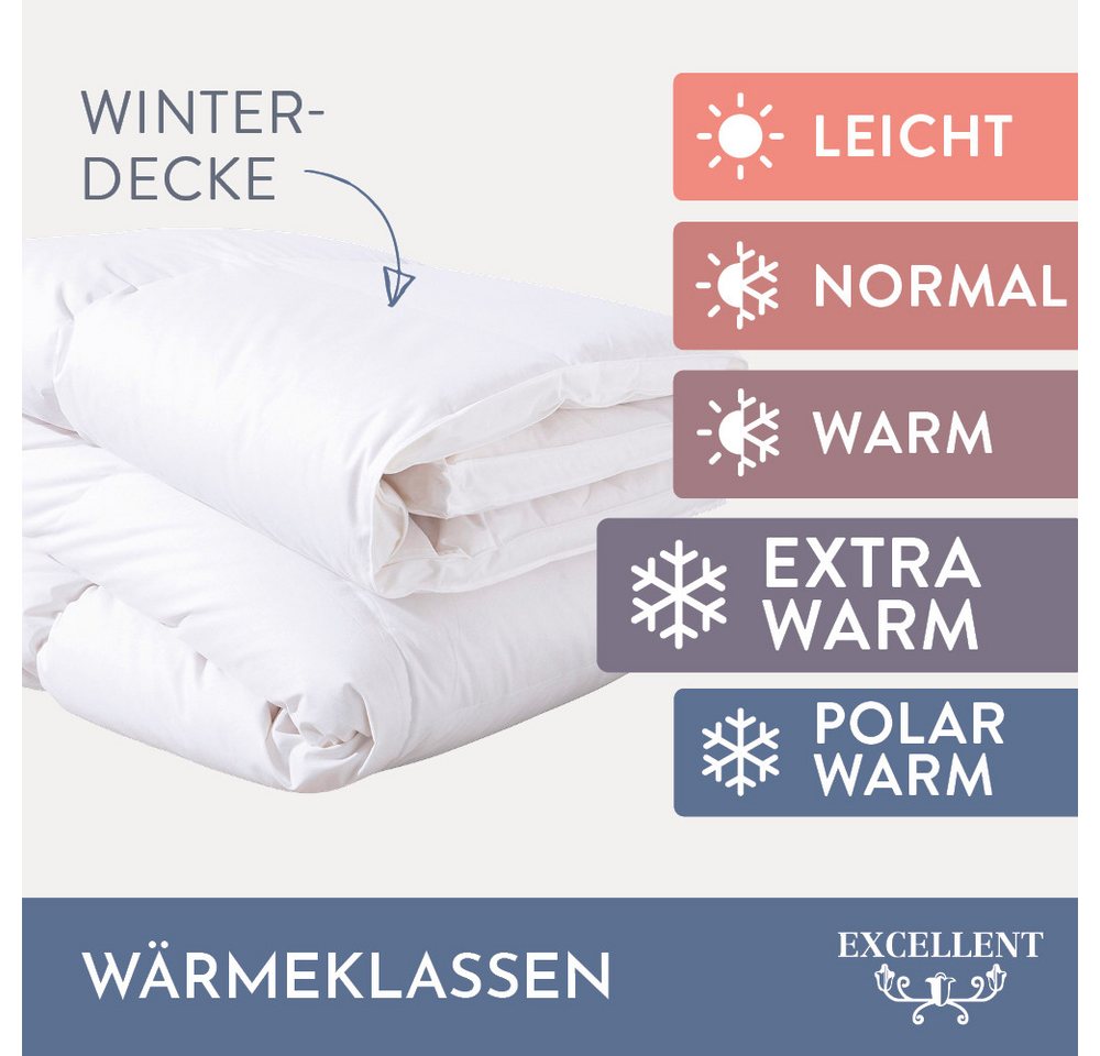 Excellent Daunenbettdecke Überraschungsbox, Füllung: 90% Daunen, 10% Federn, Bezug: Baumwolle, absoluter Sonderpreis, wegen Lagerräumung, Solange der Vorrat rei – Bild 3 von 5