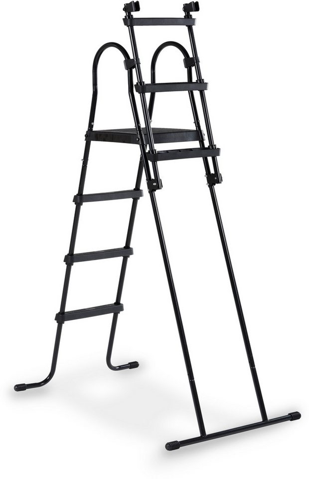 EXIT Poolleiter für Rahmenhöhen 108-122 cm, schwarz, mit Anti-Rutsch-Sprossen – Bild 3 von 5