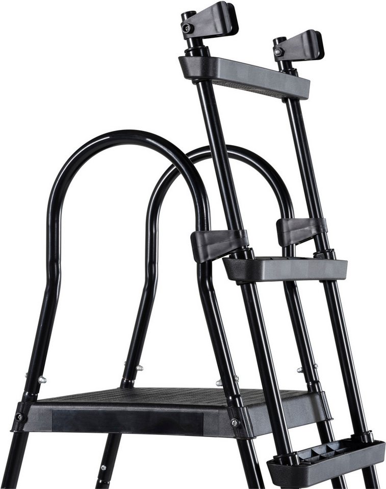 EXIT Poolleiter für Rahmenhöhen 108-122 cm, schwarz, mit Anti-Rutsch-Sprossen – Bild 4 von 5