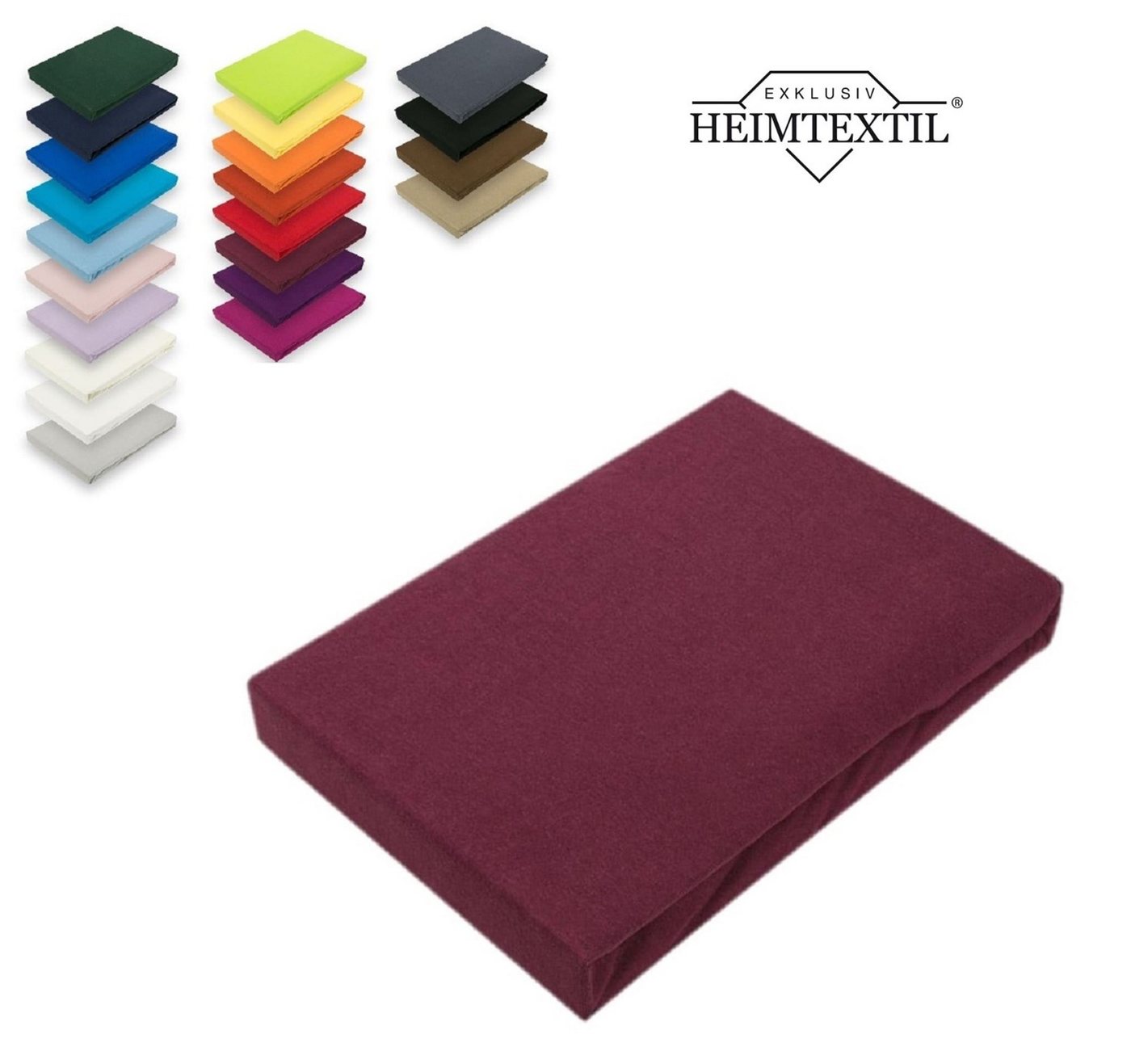 EXKLUSIV HEIMTEXTIL Spannbettlaken Microfaser Marke Spannbettlaken, Microfaser, Gummizug: rundum, (1 Stück), mit Rundumgummizug – Bild 3 von 5