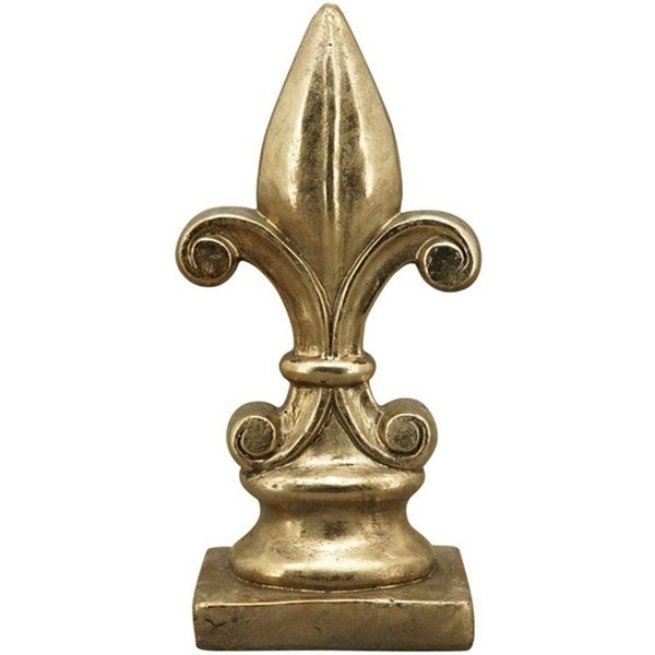Exner GmbH Garten- & Wohnaccessoires Dekoobjekt Fleur di Lys / Bourbon Lilie gold Polyresin, royal klassik Deko