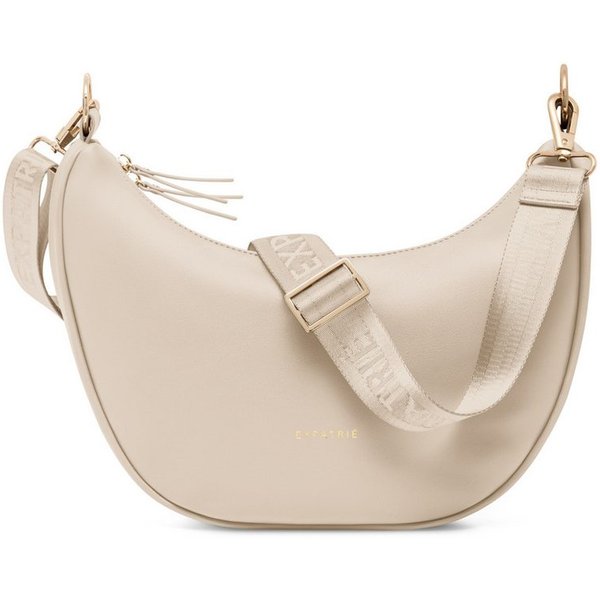 Expatrié Umhängetasche Lea Medium Half Moon Bag Schultertasche, Elegante Crossbody Bag in Halbmond Form, Wasserabweisend