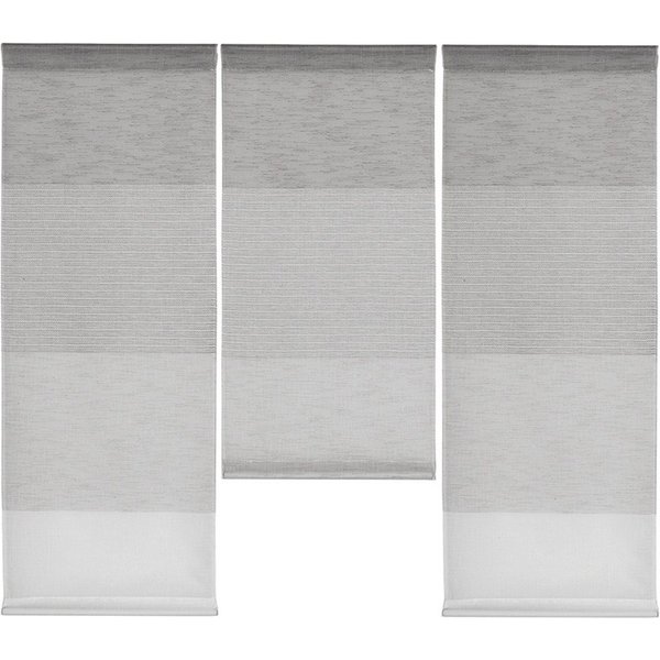 EXPERIENCE Scheibengardine Miniflächen Set Scheibengardine transparent 3-teilig 30 cm, Stangendurchzug, transparent, Voile, 3er Set Miniflächen