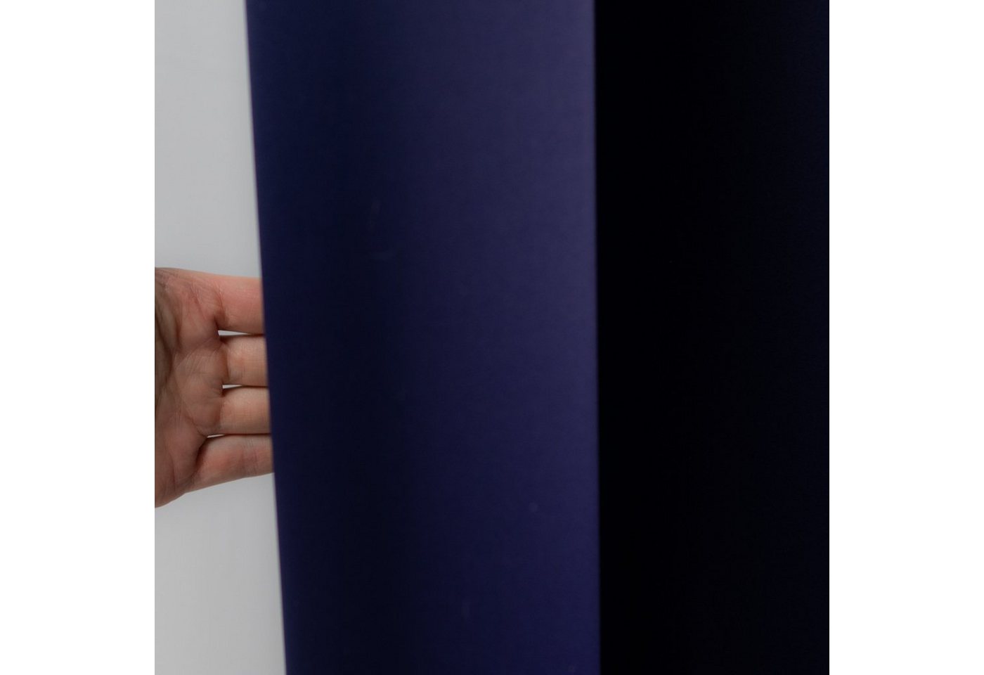 EXPERIENCE Verdunkelungsvorhang Verdunklungs Vorhang Seitenschal Dekoschal verdunkelnd Verdunklungsschal Verdunklungsvorhänge 2250 145x245 cm Uni (1 St), Kräuse – Bild 3 von 5
