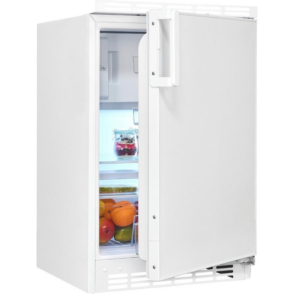 exquisit Einbaukühlschrank UKS115-3-081E, 81,5 cm hoch, 49,5 cm breit, Ideal zum Unterbauen in die Küchenzeile für kleine Küchen, Büroküchen