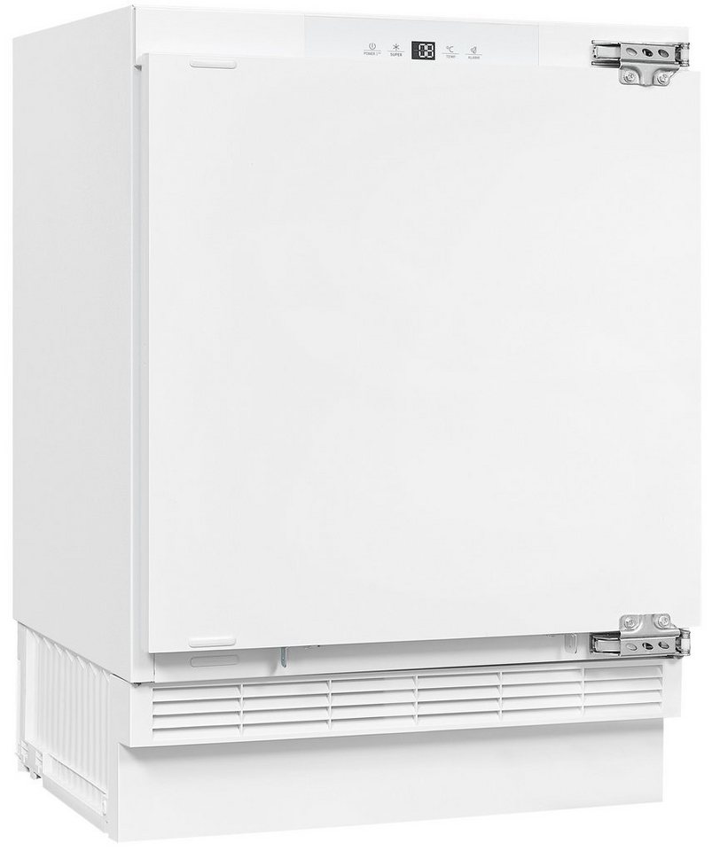 exquisit Einbaukühlschrank UKS140-V-FE-010E, 82,3 cm hoch, 59,5 cm breit, Ideal zum Unterbauen in die Küchenzeile für kleine Küchen, Büroküchen – Bild 2 von 5