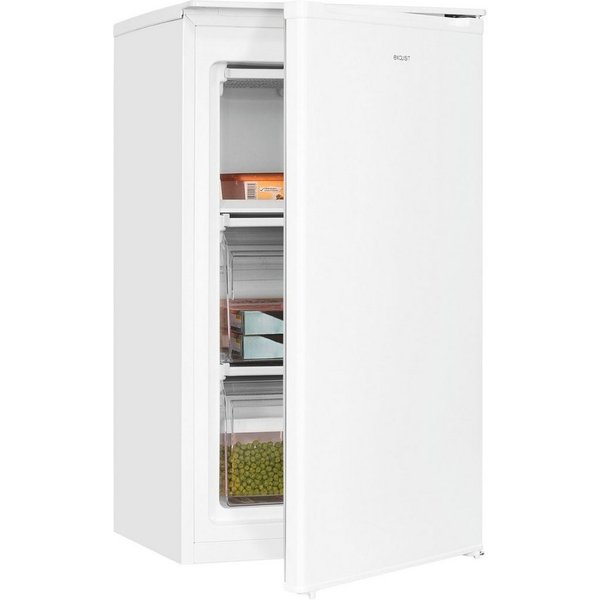 exquisit Gefrierschrank GS111-041E, 85,5 cm hoch, 48 cm breit, Kompakter 4*-Gefrierschrank–flexibel, zuverlässig&leicht zu bedienen